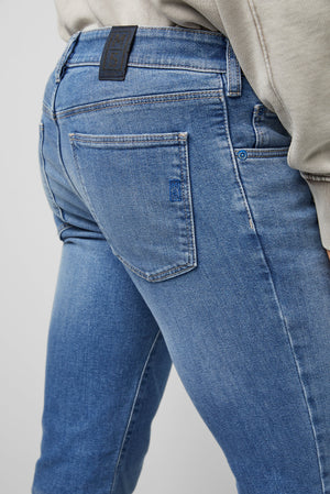 SUPER-SLIM 9-6242 BLEACHED DENIM
