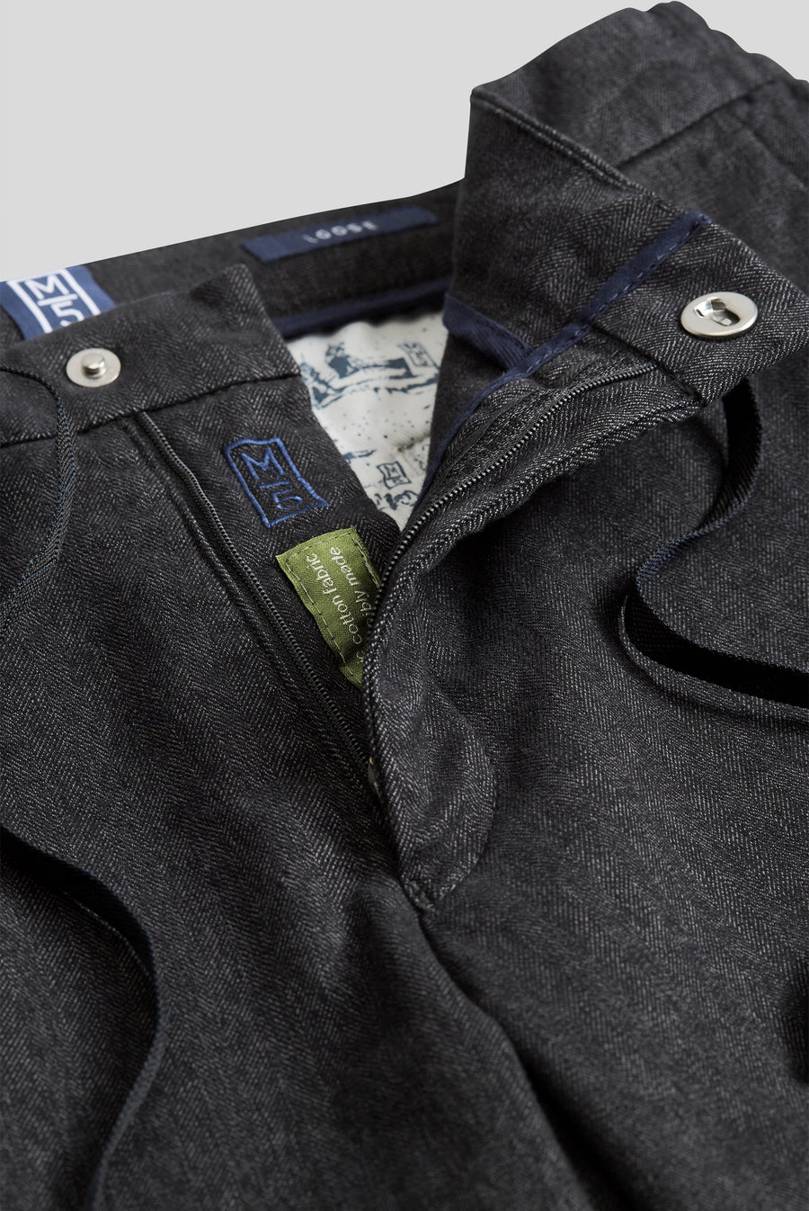 LOOSE 2-6149 JOGGER - WOOLEN LOOK