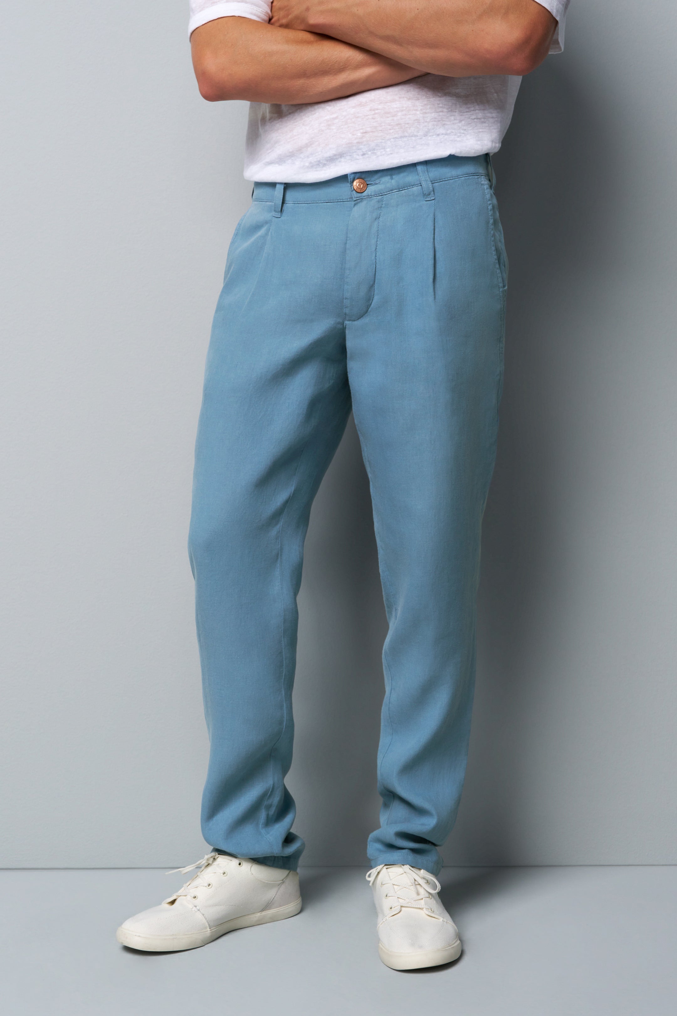 PLEAT 1-6185 PURE LINEN